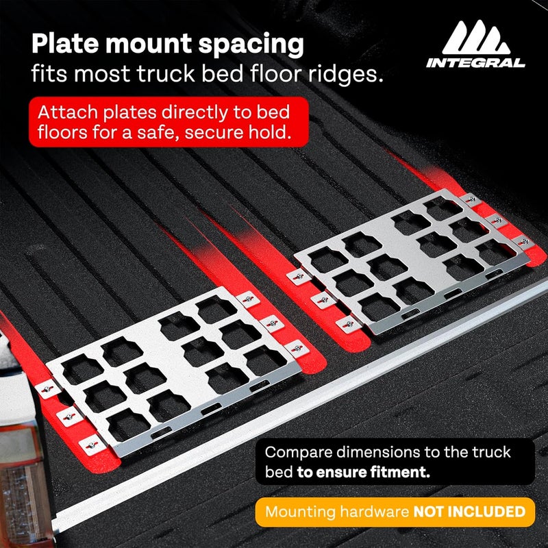 Integral Mounting Plate Compatible with Milwaukee Packout - Aluminum Base Plate for Packout (Full Plate) - Image 4